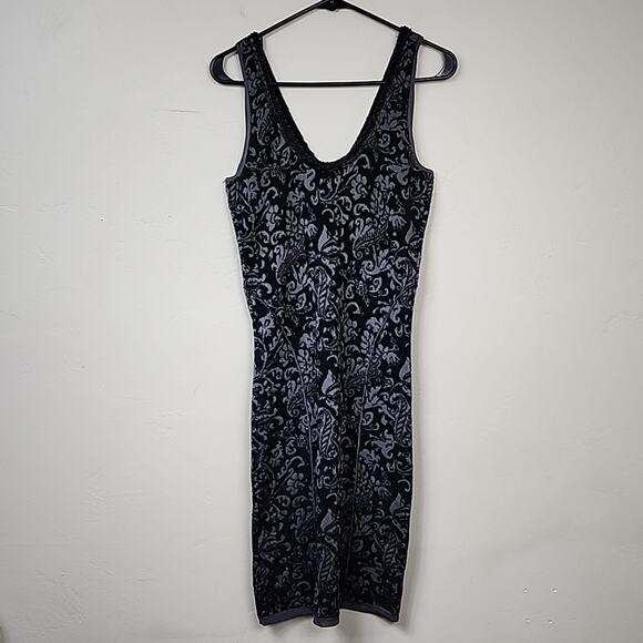 Free People Starstruck Brocade Jacquard Damask Bodycon Beaded Dress - Picture 4 of 9